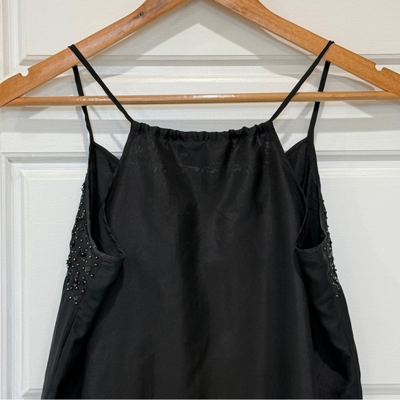 Eileen Fisher Sequined Silk Habutai Tank Petite Small - Picture 7 of 9